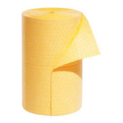 Sorbent Roll, 32 gal, 24 in x 150 ft, Universal, Yellow, Polypropylene