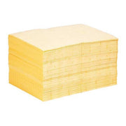 Sorbent Pad, 22 gal, 15 in x 20 in, Universal, Yellow, Polypropylene