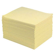 Sorbent Pad, 22 gal, 15 in x 20 in, Universal, Yellow, Polypropylene