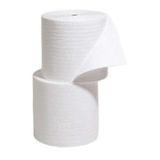 Sorbent Roll, 40 gal, 15 in x 150 ft, Oil, White, 2 PK