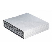 Sorbent Pad, 33 gal, 30 in x 30 in, Oil, White, Polypropylene