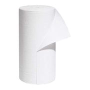 Sorbent Roll, 40 gal, 30 in x 300 ft, Oil, White, Polypropylene