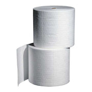 Sorbent Roll, 41 gal, 15 in x 300 ft, Oil, White, 2 PK