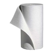 Sorbent Roll, 40 gal, 30 in x 300 ft, Oil, White, Polypropylene