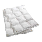 Sorbent Blanket, 7 gal, 27 in x 36 in, Oil, White, 2 PK