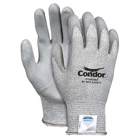 Cut Resistant Coated Gloves, Cut Level A2 ,Dipped ,Polyurethane ,Smooth ,S 1 PR