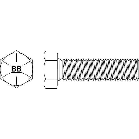 Grade 8, 3/4"-16 Hex Head Cap Screw, Black Oxide Steel, 4-1/2 in L, 10 PK