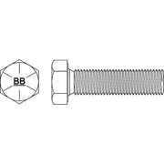 Grade 8, 3/4"-10 Hex Head Cap Screw, Black Oxide Steel, 5-1/2 in L, 10 PK