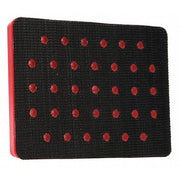 Cln Sndng Pad 20435,3inx4inx1/2in 33Holes Red Foam,10/pk