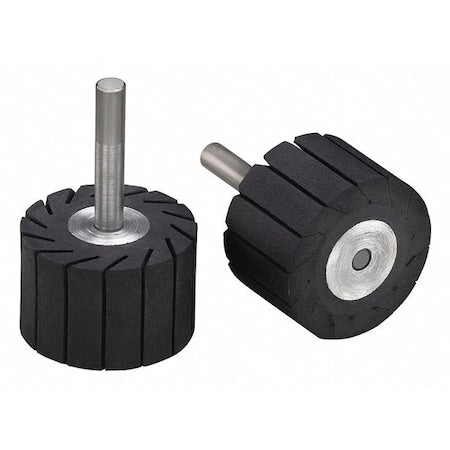 Rubber Slotted Expander Whl,1-1/2inx1in 1/4 Shank,1/pk