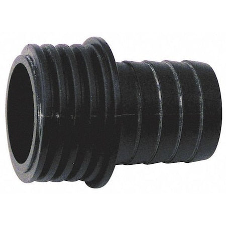 Vacuum Hose Fitting Adapter,1in Extrnl Hose Thread,1/pk