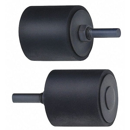 Rubber Cushion Polishing Wheel,1-1/2in x1-1/2inx1/4in,1/pk