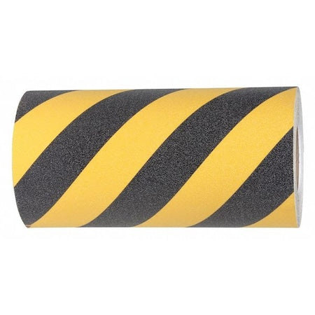 Anti-Slip Tape Aluminum oxide 60 Grit Size, Black/Yellow, 1 ft. W x 60 ft. L, 35 mil Thick