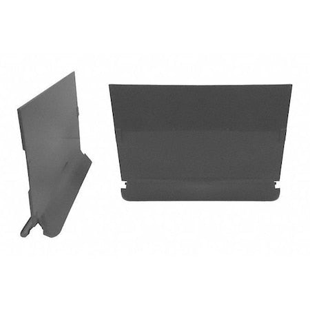 Plastic Dividers, Gray, 9 PK