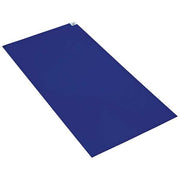 Tacky Floor Mat, 18 in Wide x 45 in Long, 2 mil Thickness, Polyethylene, Blue, PK4