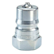 Hydraulic Quick Connect Hose Coupling, Steel Body, Ball Lock, 1"-11-1/2 Thread Size, 60 Series