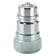 Hydraulic Quick Connect Hose Coupling, Steel Body, Sleeve Lock, 3/4"-14 Thread Size, 6600 Series