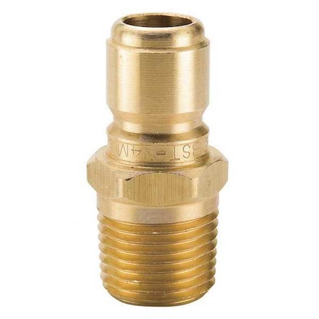 Hydraulic Quick Connect Hose Coupling, Brass Body, Sleeve Lock, 1"-11-1/2 Thread Size, ST Series