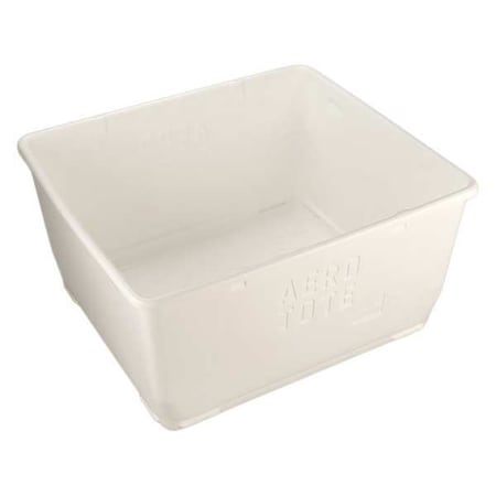 Stack & Nest Storage Tote, 108 gal, 40-3/4 in L x 37 in W x 20-3/4 in H, White, Polyethylene