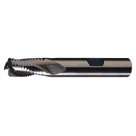 4-Flute Cobalt 8% Coarse Square Single Roughing End Mill Cleveland RG8 Bright 3/4x3/4x1-5/8x3-7/8