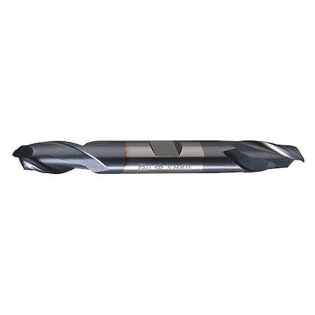 2-Flute HSS Square Double End Mill Cleveland HD-2-TC TiCN 7/16x1/2x13/16x4-1/8