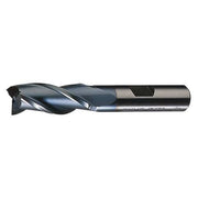 4-Flute HSS Center Cutting Square Single End MIll Cleveland HG-4C-TN TiN 5/32x3/8x1/2x2-3/8