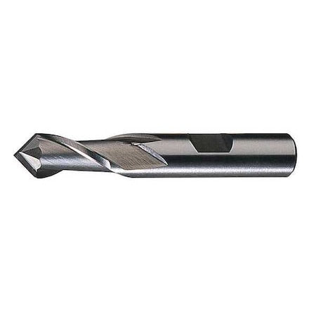2-Flute HSS Single End 90-Point Drill Mill Cleveland HPDM-2 Bright 3/4"x3/4"x1-5/16"x3-9/16