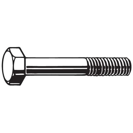 Grade A490, 7/8"-9 Structural Bolt, Plain Steel, 4 1/4 in L, 5 PK