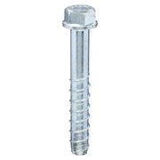 Concrete Screw, 3/8" Dia., Hex, 5 in L, Steel Zinc Plated, 40 PK