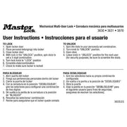 Instruction Magnet, English/Spanish, PK10