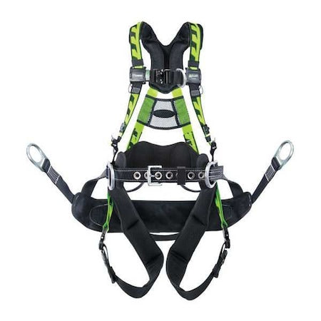 AirCore(TM) Tower Full Body Harness, L/XL, 400 lb., Quick-Connect Chest/ Quick-Connect Leg Straps