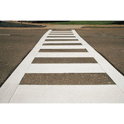 Pavement Marking Tape, 30 yd Length, 4 in Width, Yellow, Pressure Sensitive Adhesive