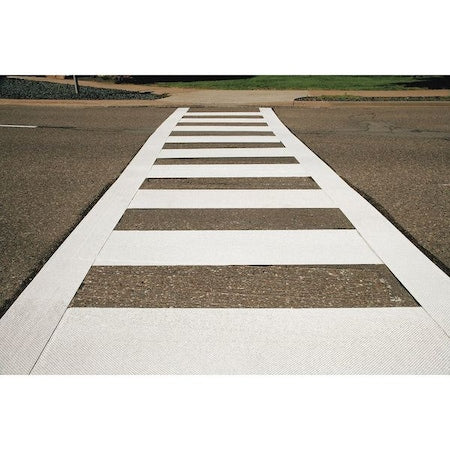Pavement Marking Tape, 30 yd Length, 4 in Width, Yellow, Pressure Sensitive Adhesive