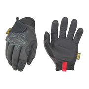 Mechanics Gloves, Polyester, Spandex Back, Not Tested Abrasion Level, Black/Gray, 9