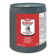 Brake Parts Cleaner, Brakleen, Pail, 5 gal, Solvent, Non-Chlorinated, Flammable, Brown