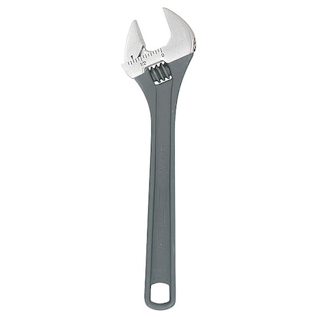 Adj. Wrench,6",15/16" Cap.,Black