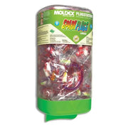 SparkPlugs Ear Plugs with Dispenser, Foam, Bullet, 33 dB NRR, Corded, 150 Pairs Per Pkg
