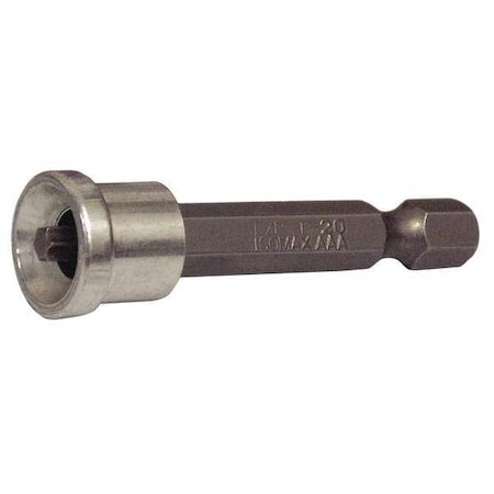 Deck Screw Bit, SAE, 1/4", HEX, T20, 2", PK10