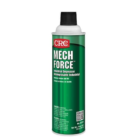 MECH FORCE Industrial Degreaser, 20 oz Aerosol Spray Can, Ready To Use,  Solvent Based, K1