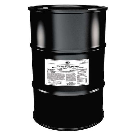 T-Force Degreaser MUO, 55 Gal Drum, Ready To Use, Solvent Based, K1