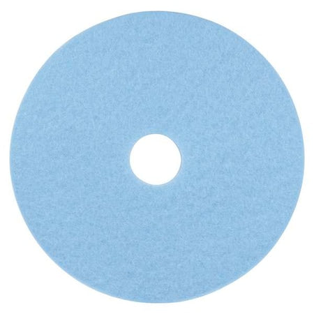 Burnishing Pad,17 In,Sky Blue,PK5