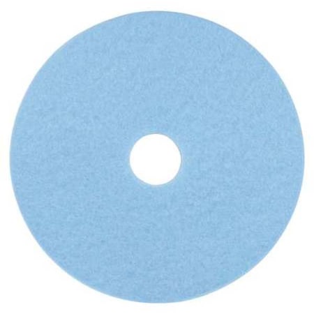Burnishing Pad,20 In, Sky Blue, PK5