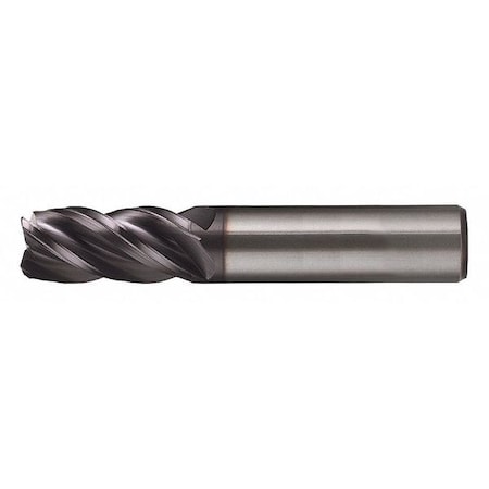 4-Flute Carbide HP VI Crn Radius Single End Mill Cleveland CEM-V-4R Bright 1"x1"x1-1/2"x4"x0.03CR