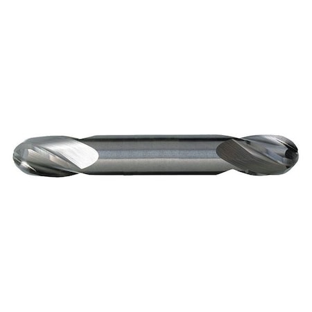 4-Flute Ball Nose GP End Mill Cleveland CEM-DE-4B Bright Carbide Square 4Flute 3/8"x3/8"x3/4"x3-1/2