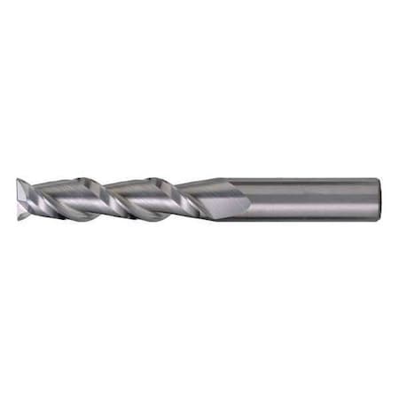 2-Flute Carbide Square Single-End HP End Mill for Alum CTD CEM-AM2 Bright 5/16x5/16x7/16x2-1/2