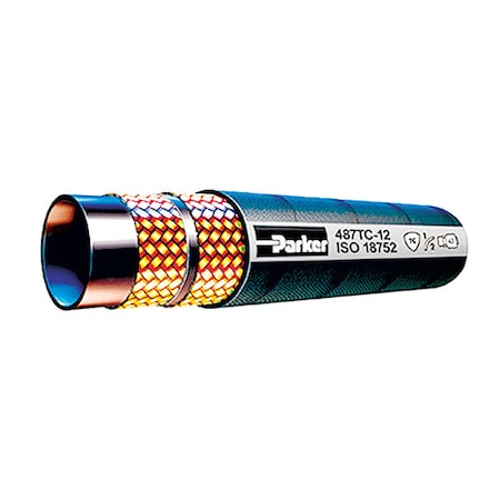Hydraulic Hose,1/4" I.D.,475 ft. L,Black
