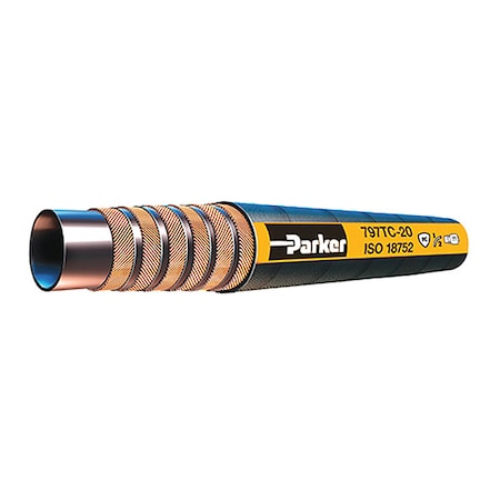 Hydraulic Hose,3/4" I.D.,150 ft. L,Black