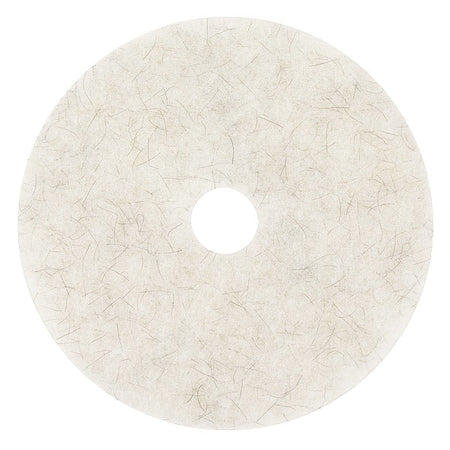 Burnishing Pad,19 In,White,PK5