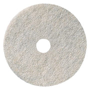 Burnishing Pad,20", Natural White, PK5