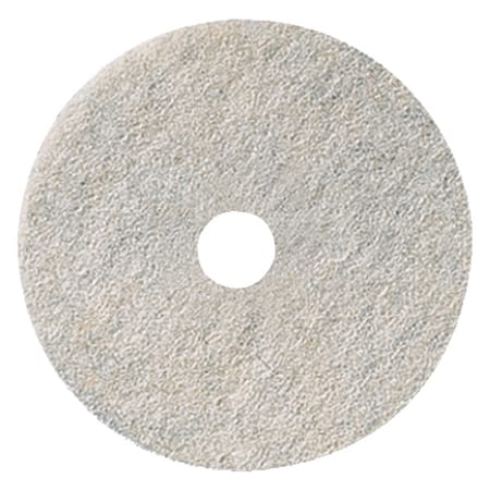 Burnishing Pad,20", Natural White, PK5